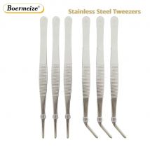 Tattoo-Zubehör-Werkzeuge, rostfrei, multifunktionale Stahlpinzette, Aquarium-Clip, lange Zange, medizinische Pinzette, Pinzette, rutschfest