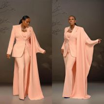 Modern One Button Women Jacket outfit 2 pezzi elegante Blazer a maniche lunghe pantaloni a gambe larghe abiti da festa su misura