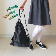 Faltbarer Rucksack mit Kordelzug – leichte, wasserdichte Tasche für Wandern, Reisen und Outdoor