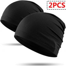 2 szt. Szybkoschnące czapki do biegania letnie oddychające fajne czapki sportowe kolarstwo na świeżym powietrzu piesze wycieczki Baseball Skullies rozciągliwa czapka typu beanie