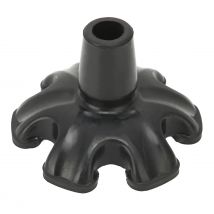 Punte per canna 6 punte per stampella in gomma antiscivolo con design a pilastro da 19 mm con punte in gomma per bastoncini da tiro per bastoncini da passeggio