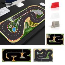 TURBO RACING Scena Pista Runway Zerbino 50x95cm 160x90cm 120x80cm 1/76 Mini Auto telecomandata Desktop Track Cemento Molo Ostacolo