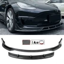 For Tesla Model 3 Saloon Front Bumper Splitter Lip Bodykit 2017 2018 2019 2020 2021 2022 2023 Tunning Parts Magickit