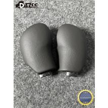 For Skoda Octavia Superb Fabia Yeti DSG Gear Shift Knob PU Leather Side Cover Interior Parts Car Accessories