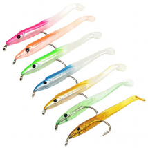 SUNMILE 15 stücke 0,6g 50mm Aal Weiche Köder Köder Angeln Köder Pesca Peche Tackle Wobbler Fisch Karpfen leurre Souple Isca Künstliche