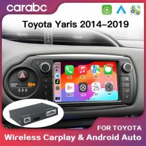 CARABC Wireless Carplay Android Auto For TOYOTA Avalon RAV4 Corolla Tacoma Camry  Tundra Highlander Prius 4Runner Yaris Module