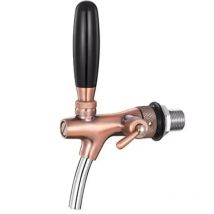 Rubinetto per birra a flusso regolabile Disconnessione Rubinetto per birra con controllo del flusso in acciaio inossidabile Kegerator per birra fatta in casa, rubinetto per testa di birra