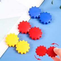 6 stücke Finger Top Rotierenden Spaß Kreative Rotierenden Getriebe Fingertip Top Stress Reduzierung Spielzeug kinder Fingertip Rotierenden Spielzeug