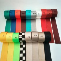 JOORMOM Mehrfarbiger Autositzgurt, 3,6 m/Rolle, EU-Schlosskante, Angelschnur, Auto-Modifikation, hochfestes Polyester-Sitzgurtband