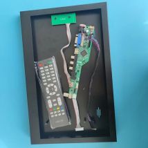 Für 17,3 "1600*900 LP173WD1 LCD TV Controller board AV VGA + Aluminium legierung metall fall panel zurück abdeckung box