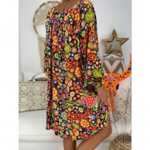 2024 Frühling und Sommer heißer neuer Verkauf von Damen kleid mit V-Ausschnitt und großer Damen bekleidung