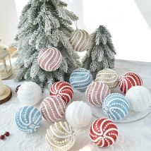 Weihnachten hängende Farbe Ball Anhänger Weihnachts baum Ornamente Frohe Weihnachten Dekoration für zu Hause 2024 Navidad Frohes Neues Jahr Geschenke