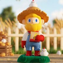 FARMER BOB Wheat Wheat farm Series  Cute Action Figure Toys Kawaii Anime Figures  Dolls Toy Gift
