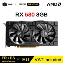 Scheda Grafica da Gioco MLLSE AMD RX 580 8GB 2048SP GDDR5 6 Pin PCI Express x16 GPU Radeon RX580 8G