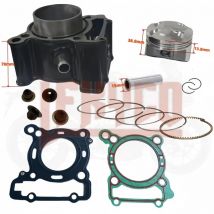 Motorrad 63,6mm Motor Zylinder 15mm Pin Kit Motor für PIAGGIO Aprilia RS4 RS RX SX Tuono 125 Derbi Senda GPR 124 4T Motoblock