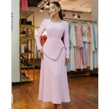 Maßgeschneiderte, passende, elegante, paillettenbesetzte, plissierte, gerade, knöchellange Kleider mit U-Ausschnitt, maßgeschneiderte Kleider für besondere Anlässe, moderner Stil, formell