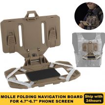 NEUE Taktische MOLLE Klapp Navigation Bord Jagd Karte Fall Admin Panel Handy Halter Träger Airsoft Weste Ausrüstung