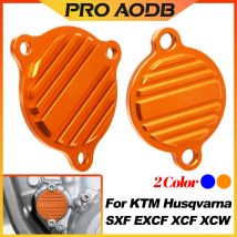 Motorrad CNC Ölpumpe Abdeckung Schutz Kappe und Öl Filter Abdeckung Kappe Für KTM EXC EXC-F SX-F XC-F XC-W XCW-F Sechs Tage 250 350 450 500