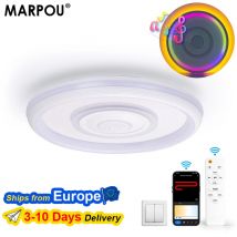 Plafoniere a LED RGB con telecomando Lampada musicale intelligente di alta qualità di grandi dimensioni Dimmerabile controllata da APP Soggiorno camera da letto