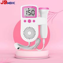 3 MHz Ad Ultrasuoni Rilevatore di Frequenza Cardiaca Del Bambino Incinta Ad Ultrasuoni Monitor del Battito Cardiaco Monitor Fetal Doppler Stetoscopio Per La Pregna