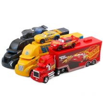 Disney Pixar Cars 2 3 Zygzak McQueen Mack Wujek Jackson Burza Samochód Ciężarówka 1:55 Odlewany pojazd Metalowe zabawki Prezent dla dzieci