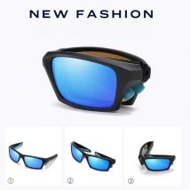 Neue Mode Polarisierte Sonnenbrille Männer Falten Quadrat Sonnenbrille Für Frauen Vintage Tragbare Falten Fahren Brillen Shades UV400