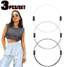 3 pezzi elastico regolabile Crop Tuck Tool Band accessorio di abbigliamento moda donna per camicia estiva vita istantanea dimagrante antiscivolo