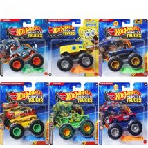 Original Hot Wheels Auto Monster Trucks Jungenspielzeug 1/64 Diecast Gunkster Wienermobile Big Foot Spongebob Schwammkopf Rhinomite Geschenk