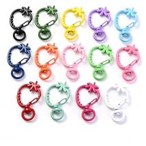5 pz 23x36mm Fragola Aragosta Catenacci Openable Snap Fibbie Catenacci Ganci Portachiavi Per Creazione di Gioielli Portachiavi Risultati Forniture