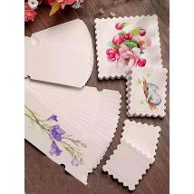 Stempel-Aquarell-Malpapier, 50 % Baumwolle, 25 Blatt, 300 g, feine Körnung, tragbares Ticket-Stub, Aquarellpapier, Künstlerbedarf