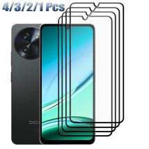 Per Doogee Note59 Pro + Note59 pro Note 59 Pellicola salvaschermo 9H Pellicola frontale trasparente in vetro temperato 4/3/2/1PCS