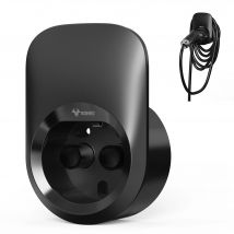 Goneo Charging Cable Holder Type 2 - Wall Mount for Charging Cable - Type 2 Cable Holder for EV Charger IEC 62196-2-Type 2