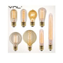 E27 Retro Edison Bulb 220V 40W ST64 G80 G95 G125 Ampoule Vintage Edison Bulb Incandescent Lamp Home Decor Filament Light Bulb