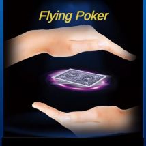 Pädagogische fliegende Poker ringe fließende Karten Ringe Spaß Street Magic Show Requisiten für Anfänger