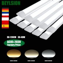YISIONY nowe 120CM 90CM świetlówki LED 30W 40W 110V-220V liniowe lampy LED montowane na powierzchni sufitowe oświetlenie komercyjne biuro