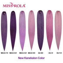 Miss Rola Kunsthaar 2025, neue Farbe, Kanekalon-Haar, Jumbo-Zopf, Twist-Zopf, Bulk-Yaki-Haarverlängerung, glatt, Großhandel