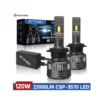 BEVINSEE V45 H7 LED CANBUS H4 H11 H1 120W 22000LM High Power Bulbs 9005 HB3 9006 HB4 H8 H9 9012 LED Headlights for Car LED 12V