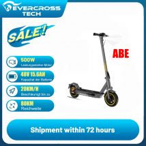 EVERCROSS TECH EV10S MAX Abektroroller Faltbar Pot App, 500 W Motor, Reichweite bis zu km, 10 Tubeless