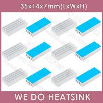 WE DO HEATSINK 35x14x7mm Without or With Thermal Pad Aluminum Silver Heatsink Cooler Raidator Cooling For Chipset