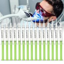 15 Uds Gel blanqueador de dientes PAP Gel blanqueador Dental cuidado bucal blanqueador de dientes Gel blanqueador Kit de blanqueamiento dental limpiador