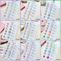 Vendeeni 6 Farben/Set Crystal Cat Eye Gel-Nagellack TPO HEMA FREE Semi Permanent Magnetic UV Soak Off Gel-Lack mit Display