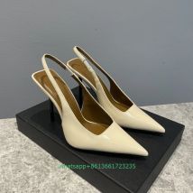 Slip on Back Strap Sling back dünne High Heels Lack leder quadratische flache Frauen Pumps spitzen Zehen sexy Mode Sanda sl Pumps