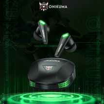 ONIKUMA Auricolari wireless Cuffie da gioco con microfono Cuffie con cancellazione del rumore Controllo touch stereo T308 TWS