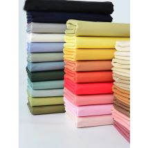 Cotton Twill Combed Fabric Solid Color Medium Thick Yarn Card Casual Pants Skirt Jacket Trench Coat Clothes Cloth