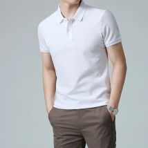 Hohe Qualität 100% Baumwolle Sommer Neue Männer Polo Shirts Kurzarm Revers Sportswear Hommes Polos Shirt Mode Männlichen Kleidung Tops