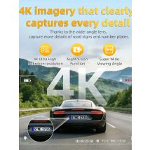 Dahua Dash Cam Hirige M4 4K Ultra HD Resolution Dash Camera Night Vision G-sensor Loop Recording App Control Dash Camera