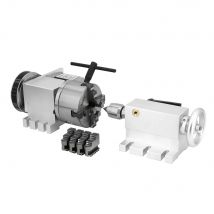 Hltnc 4,5mm k11 k12 3 4 Backen selbst zentrieren des Spannfutter rotierend ein Achsen-Teilkopf mit nema34 n Schrittmotor für CNC-Drehmaschine