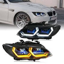 Para projektory LED do reflektorów, zamiennik reflektorów HID Xenon do BMW E92 E93 328i 335i Coupe 2007-2010 2011-2013