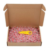 Terminali per connettori per cavi di testa impermeabili termorestringenti con sigillo a saldare Terminali elettrici in rame con connettore a proiettile con manicotto di saldatura