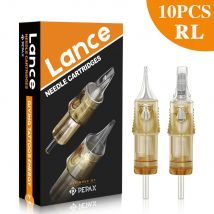 PEPAX Lance Disposable Tattoo Cartridge Needle RL RS CM MG 10pcs/Lot Tattoo Needle Sterilized Safety Tattoo Needles for Body Art